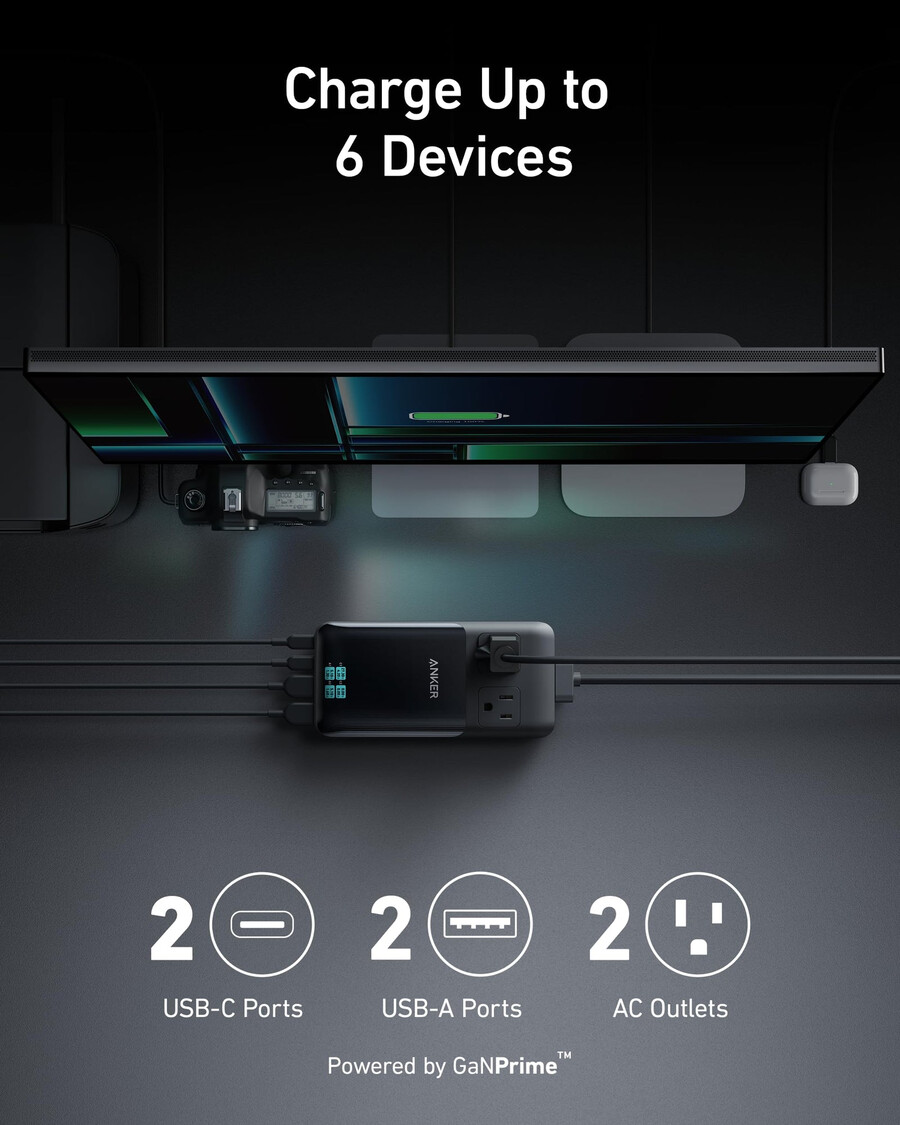 anker prime 6-in-1 -latausasema 140 w