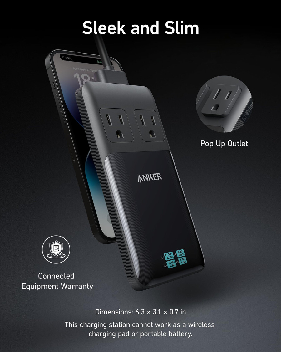 anker prime 6-in-1 -latausasema 140 w