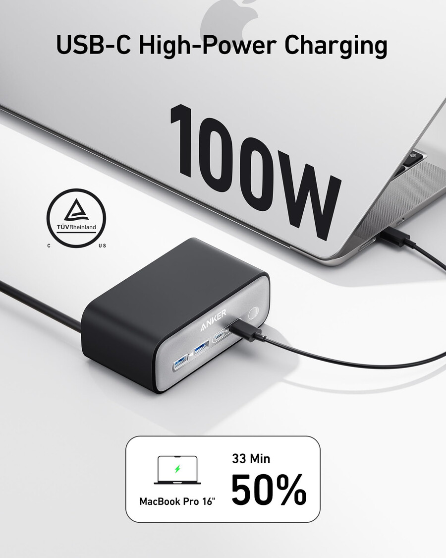anker-latausasema 7-in-1 100 w
