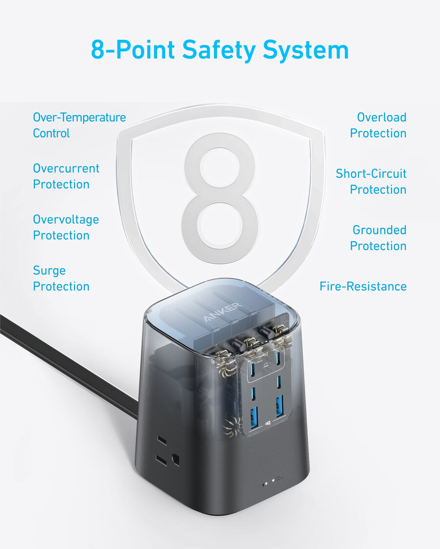 anker-latausasema 9-in-1 100 w