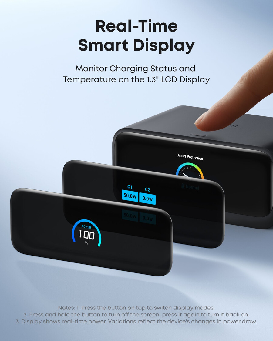 anker nano -latausasema 7-in-1 100 w