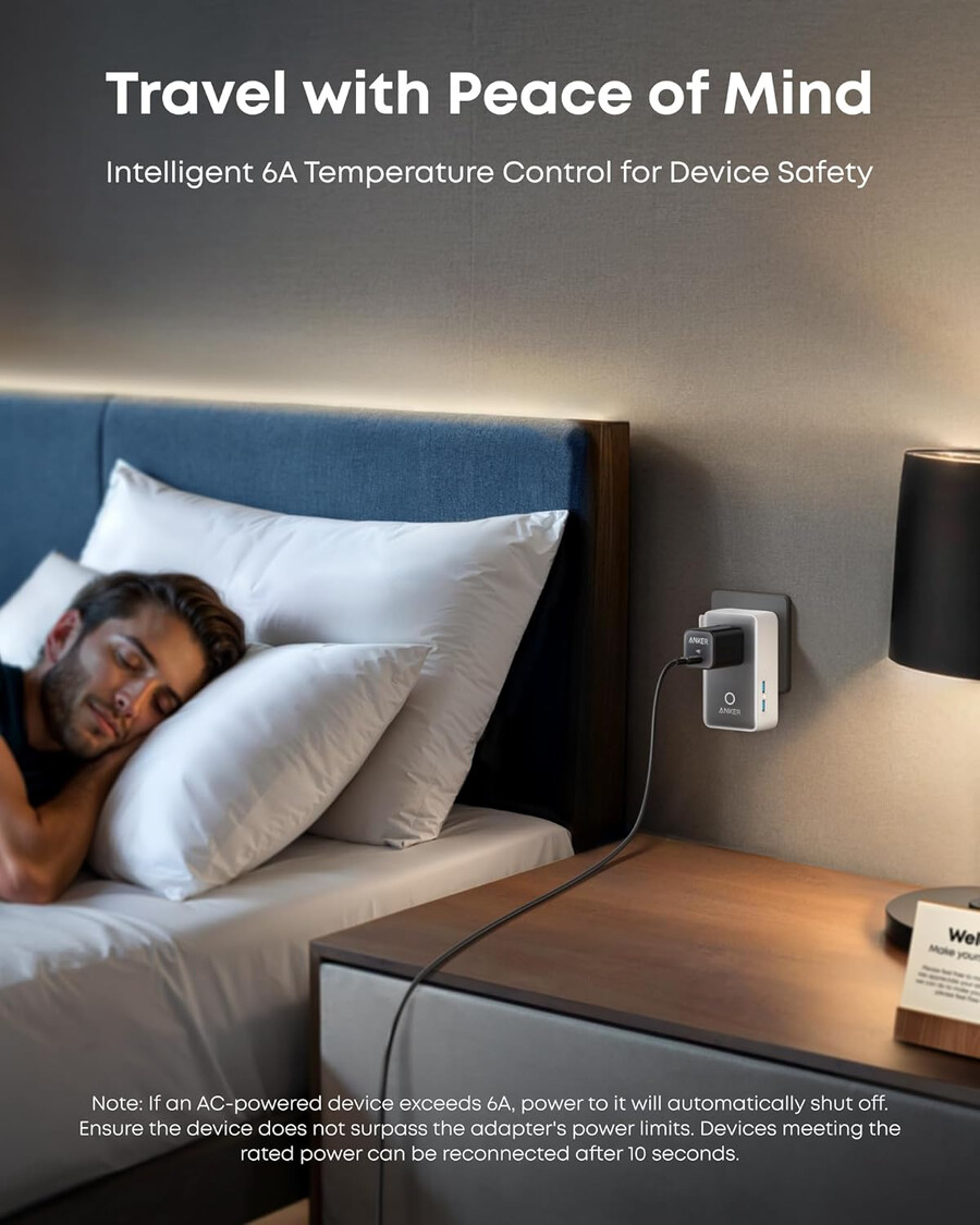 anker nano -matkasovitin 5-in-1 20 w 2 kpl