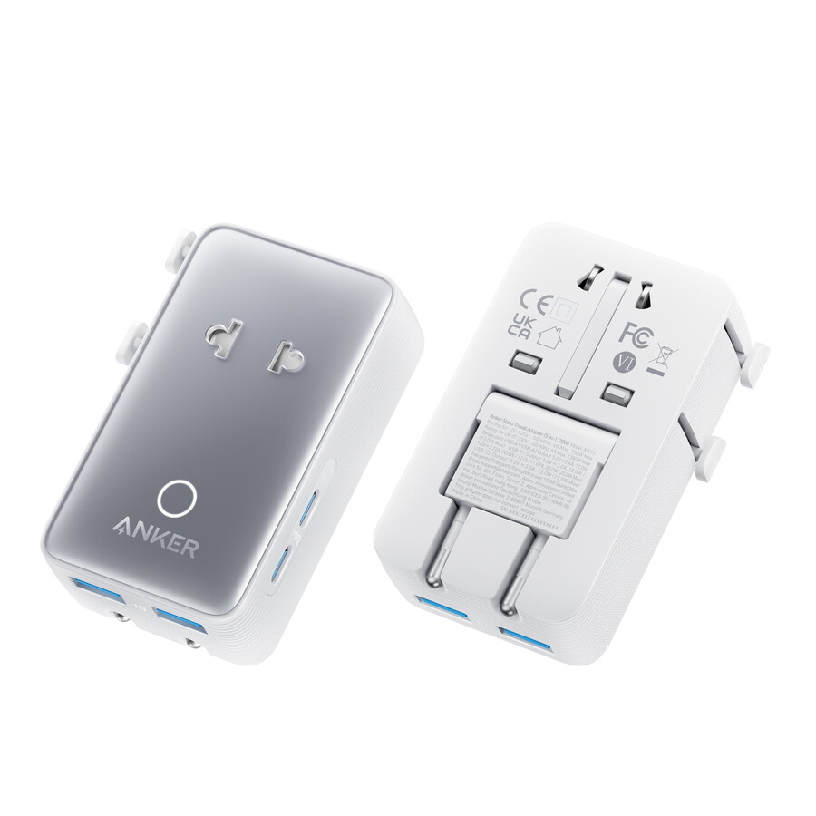 anker nano -matkasovitin 5-in-1 20 w 1 kpl