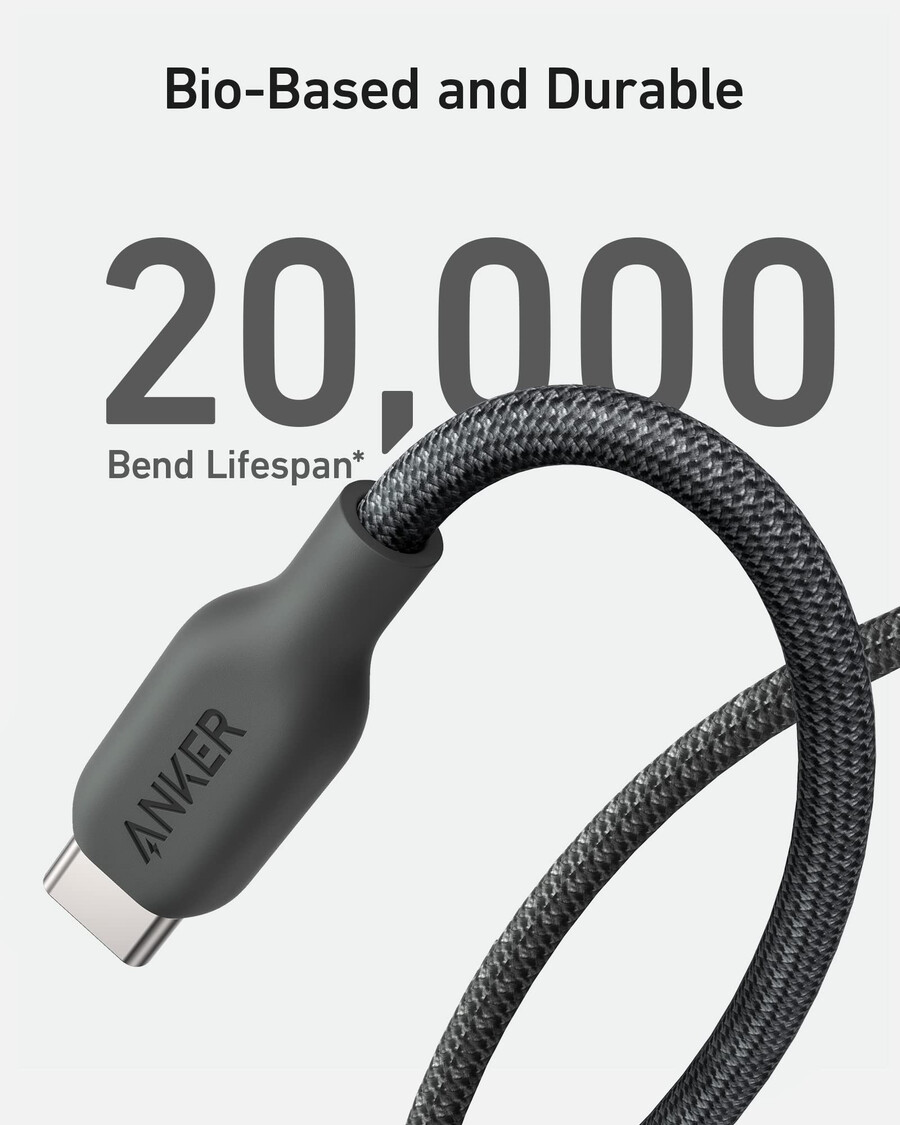 anker 543 usb-c - usb-c -kaapeli 240 w 3 m