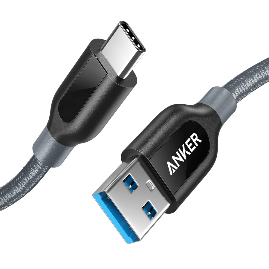 anker powerline usb c - usb 3.0 -kaapeli 3 jalkaa 6 jalkaa