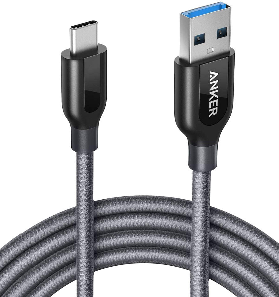 anker powerline usb c - usb 3.0 -kaapeli 3 jalkaa 6 jalkaa