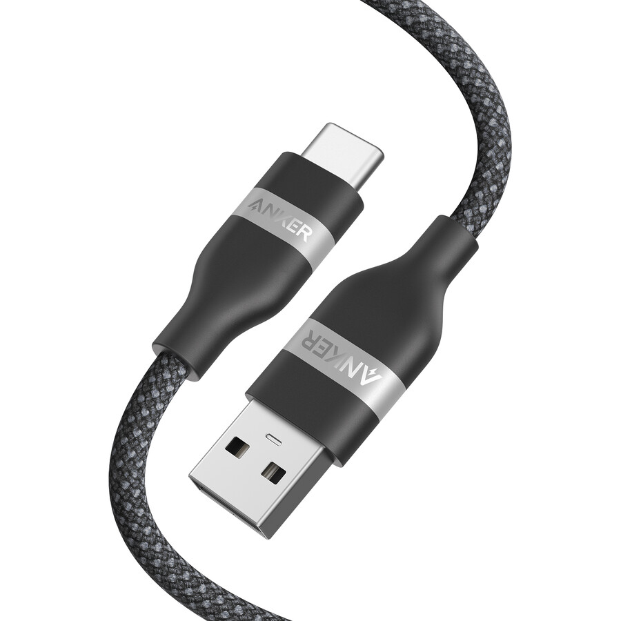 anker usb-a–usb-c-kaapeli 3 jalkaa6 jalkaa kierrätyspunottu