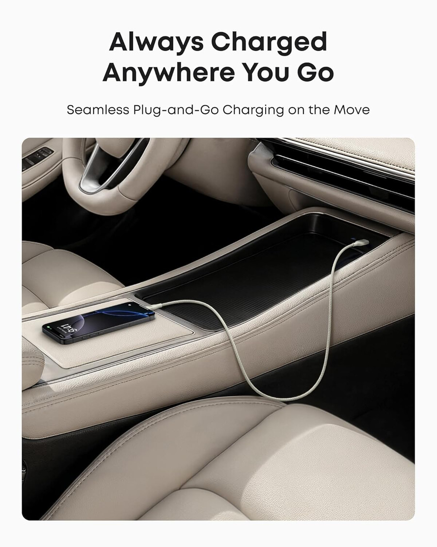 anker usb-a–usb-c-kaapeli 3 jalkaa kierrätetystä materiaalista punottu 2 kpl