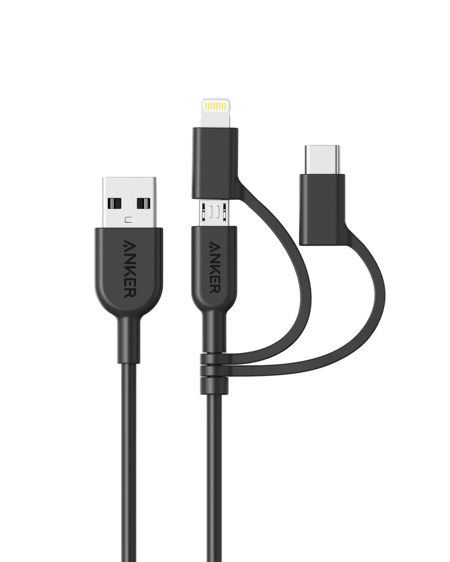 anker 321 usb-a–lightning-kaapeli 3 jalkaa 3-in-1