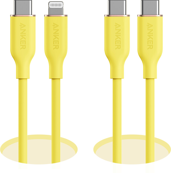 anker 643 usb-c - usb-c -kaapeli flow silikoni