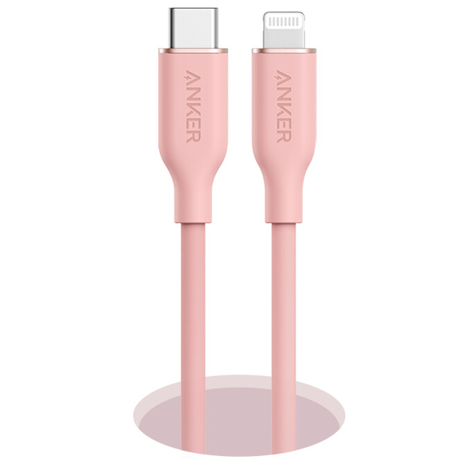 anker 643 usb-c - usb-c -kaapeli flow silikoni