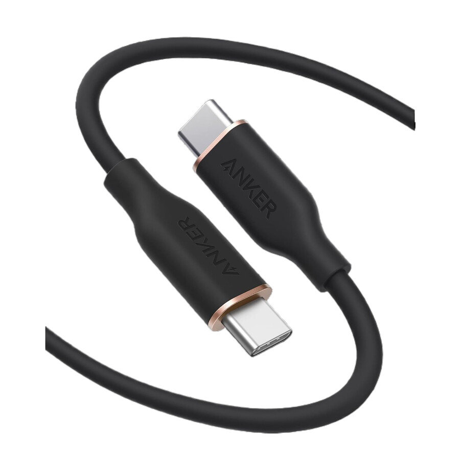 anker 643 usb-c - usb-c -kaapeli flow silikoni