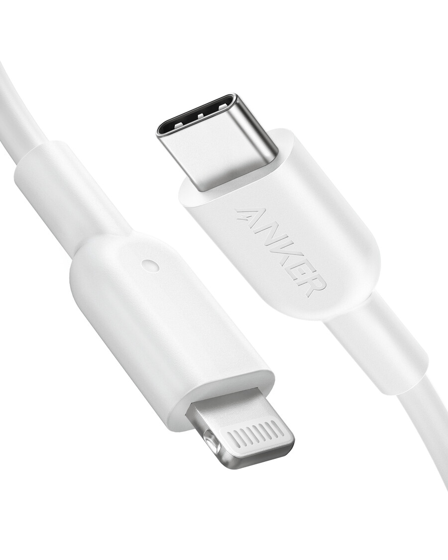 anker 321 usb-c–lightning-kaapeli 3 jalkaa 6 jalkaa 10 jalkaa