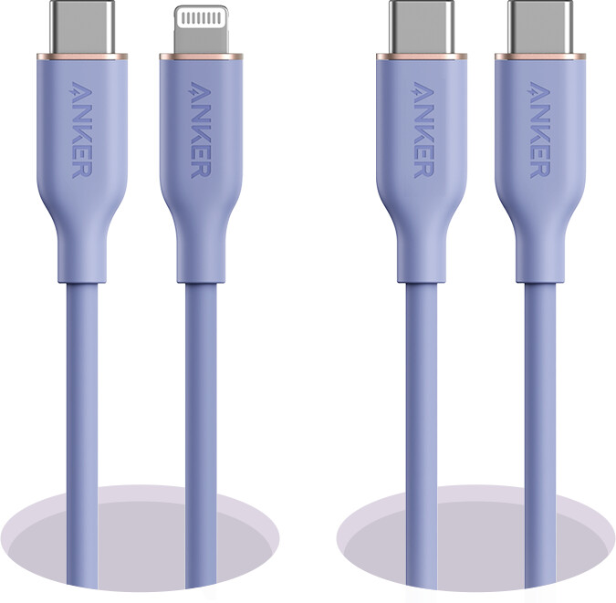 anker 641 usb-c - lightning-kaapeli flow silikoni