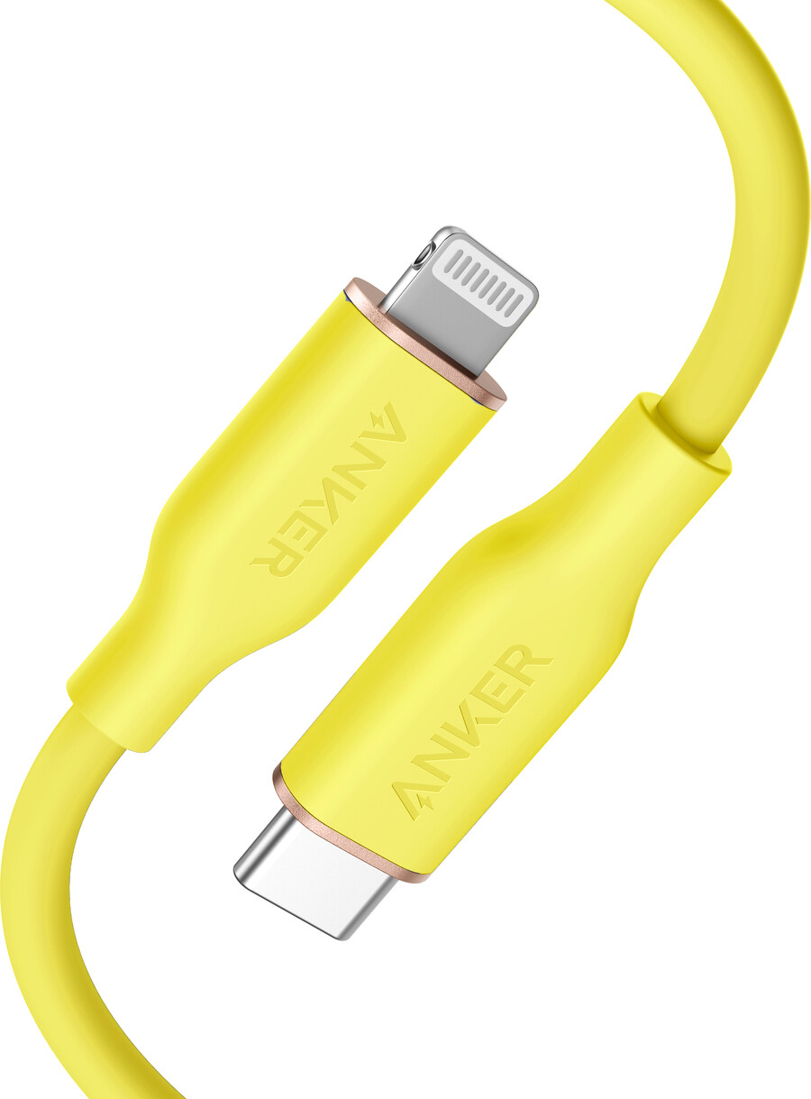 anker 641 usb-c–lightning-kaapeli flow 12 m silikoni
