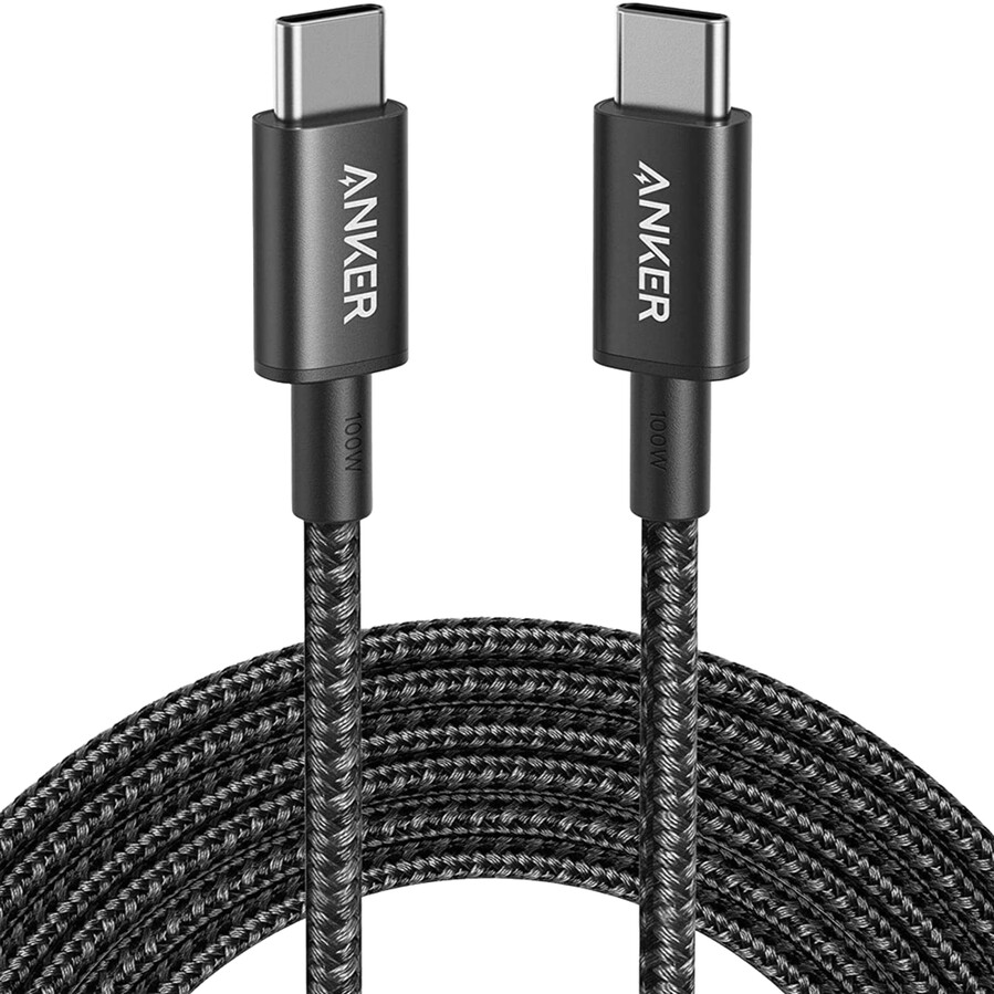 uusi nailoninen usb-c - usb-c 100 wn kaapeli 3 m