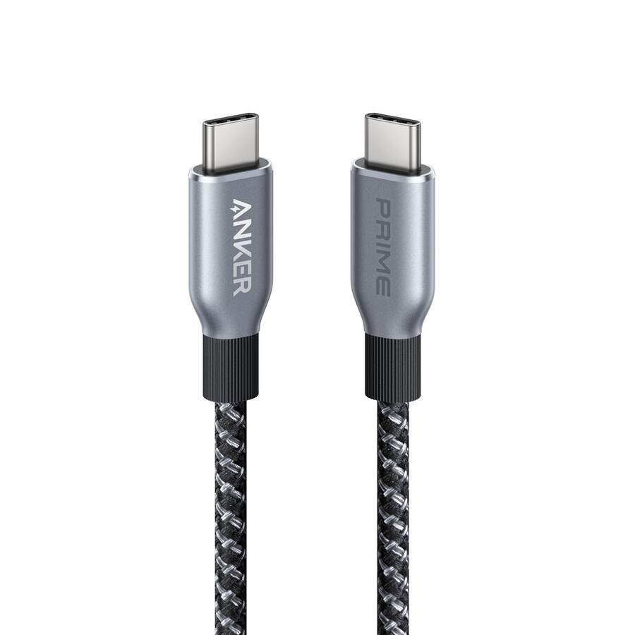 anker prime usb-c - usb-c -kaapeli 240 w kierrätetystä materiaalista punottu