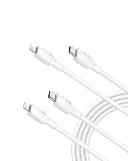anker 310 usb c - lightning -kaapeli 18 m 2 kpl