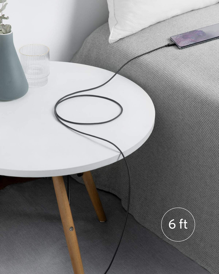 kpl uusia nailonisia usb-c - usb-c -kaapeleita 33 jalkaa 60 w