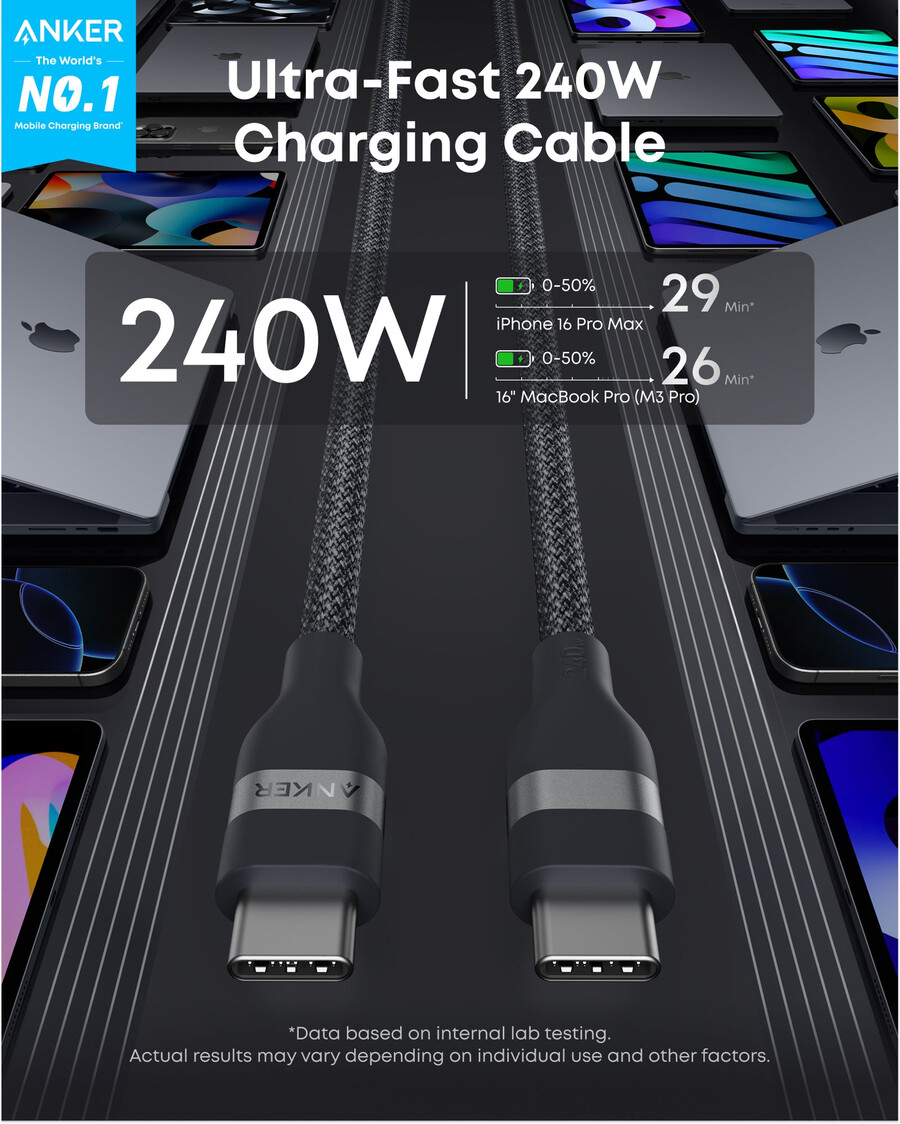 anker pikalaturi iphonelle 45 w usb-c-laturi taitettavalla pistokkeella