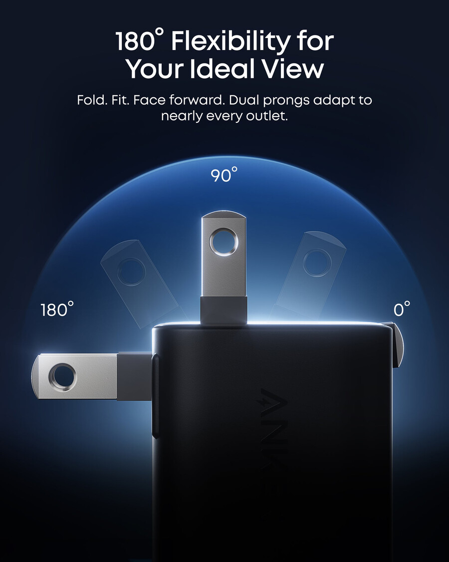 anker pikalaturi iphonelle 45 w usb-c-laturi taitettavalla pistokkeella