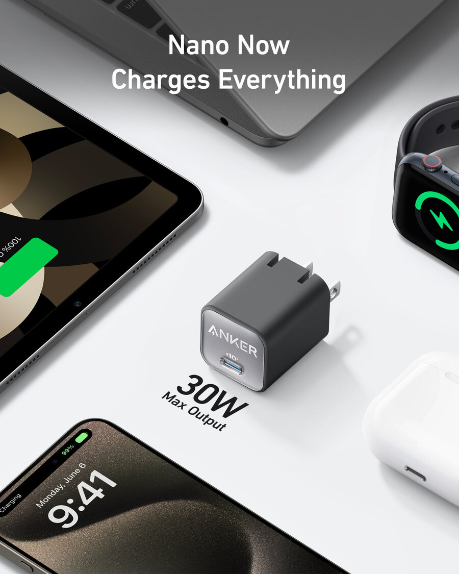 anker nano -laturi 30 w
