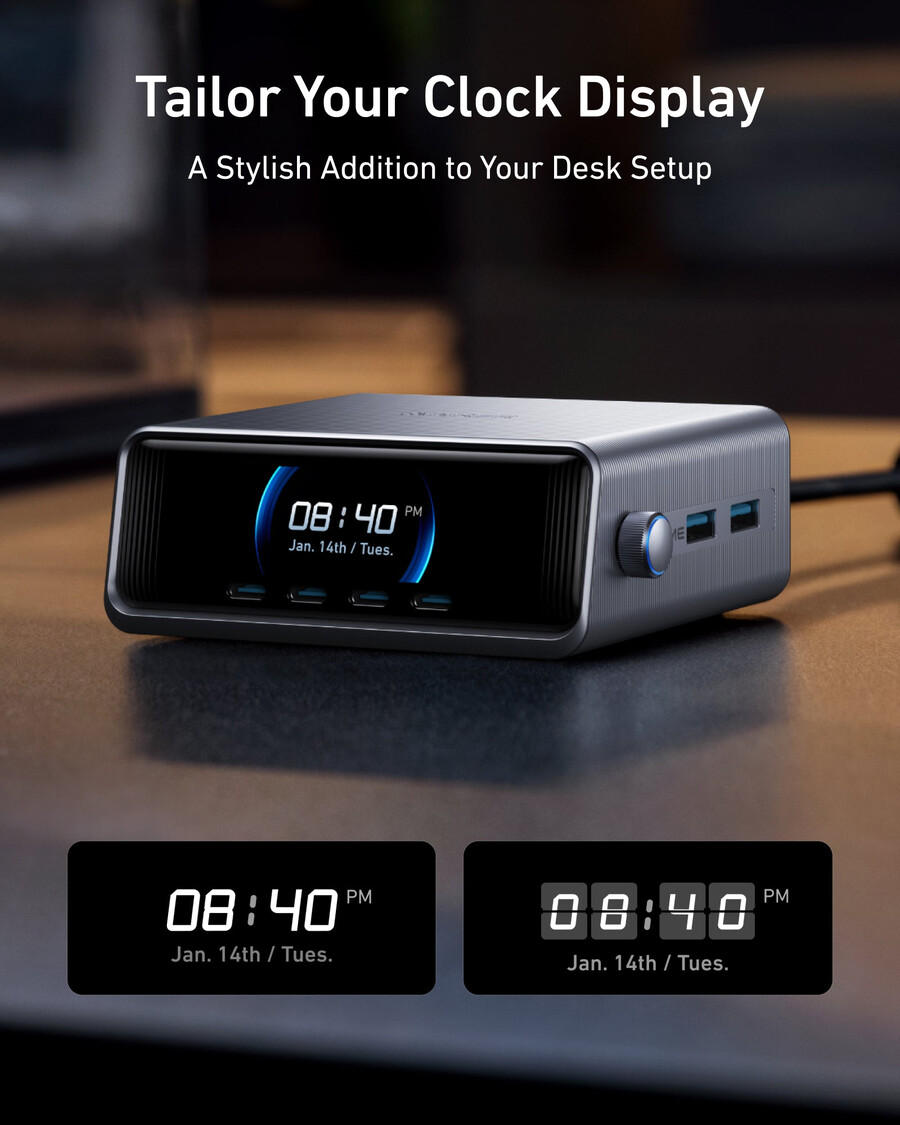 anker prime -laturi 250 w 6 porttia ganprime
