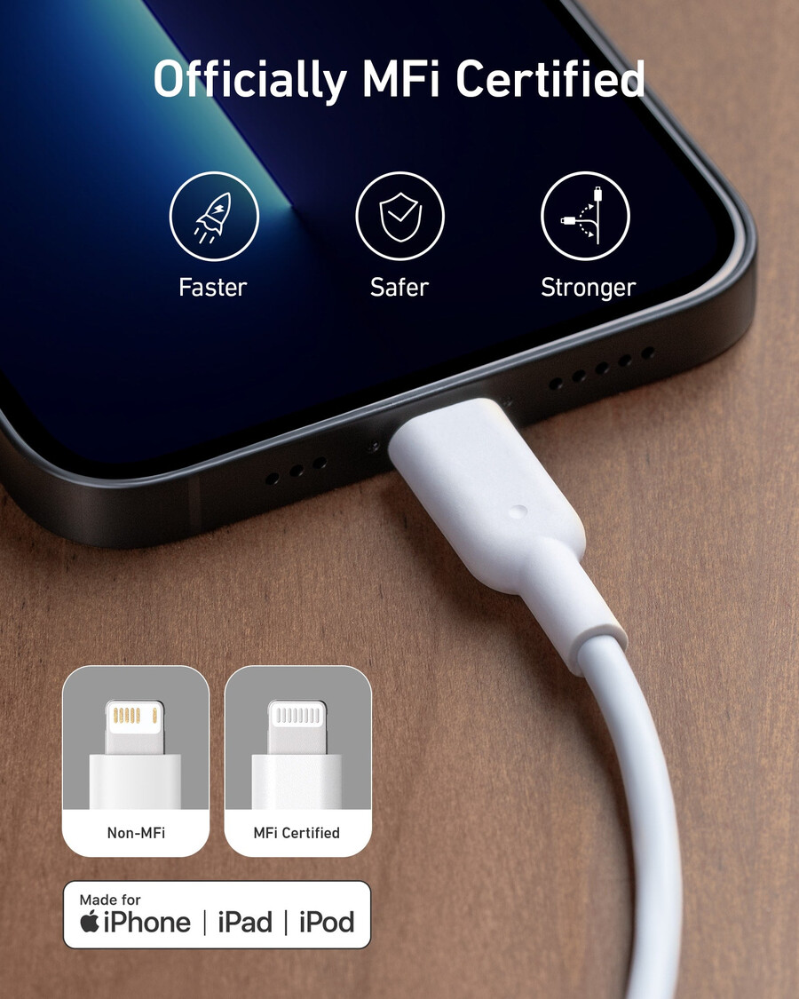 anker 511 -laturi nano usb-c–lightning-kaapelilla