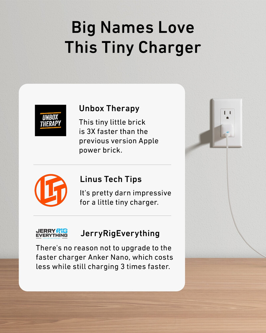 anker 511 -laturi nano usb-c–lightning-kaapelilla