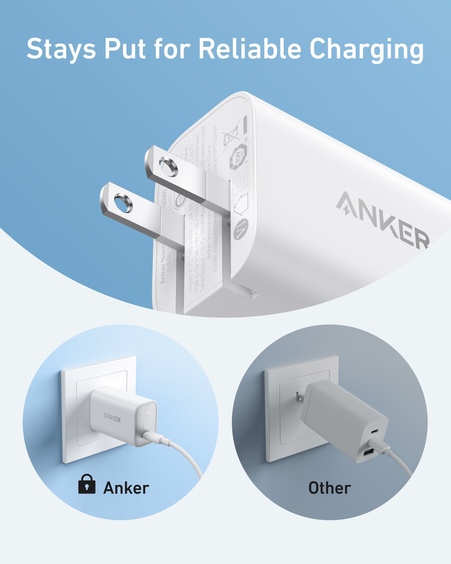 anker nano -laturi 100 w usb-c-kaapelilla