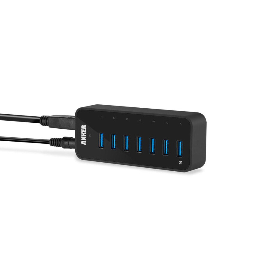 anker 7-porttinen usb 3.0 -keskitin