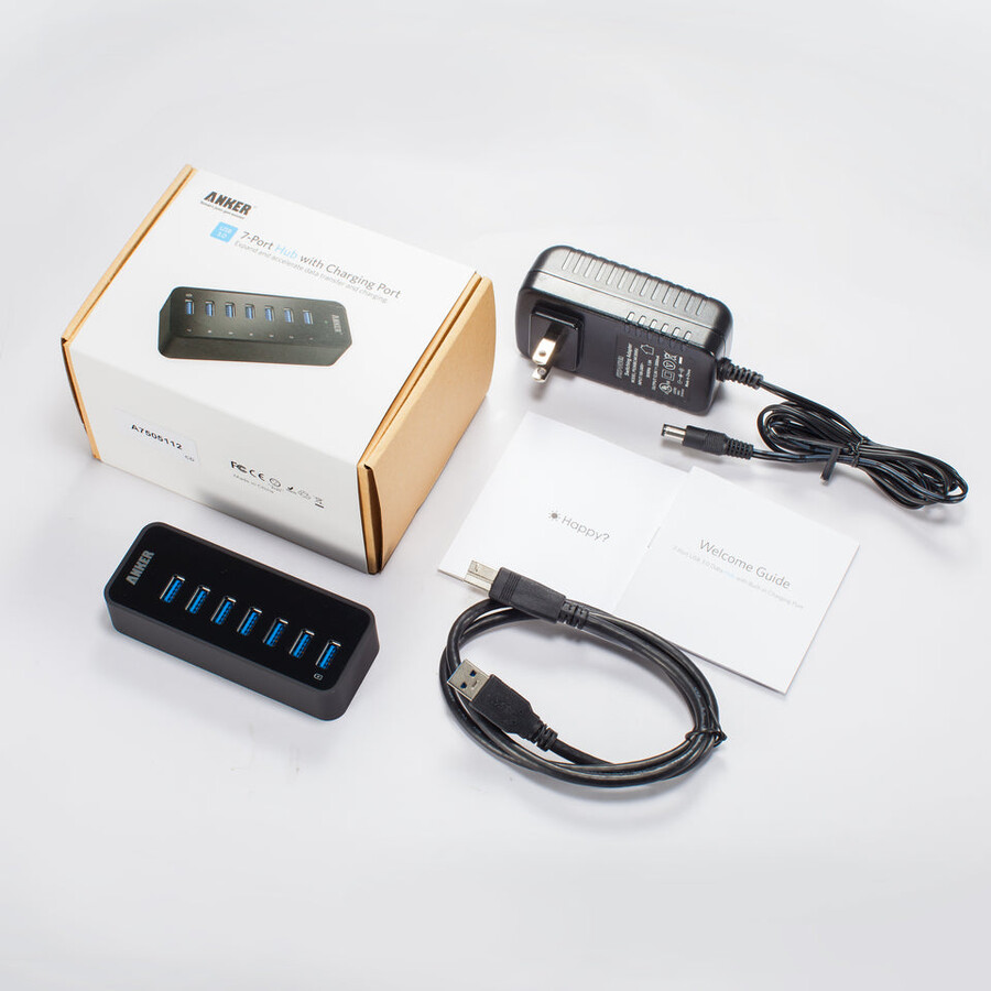 anker 7-porttinen usb 3.0 -keskitin