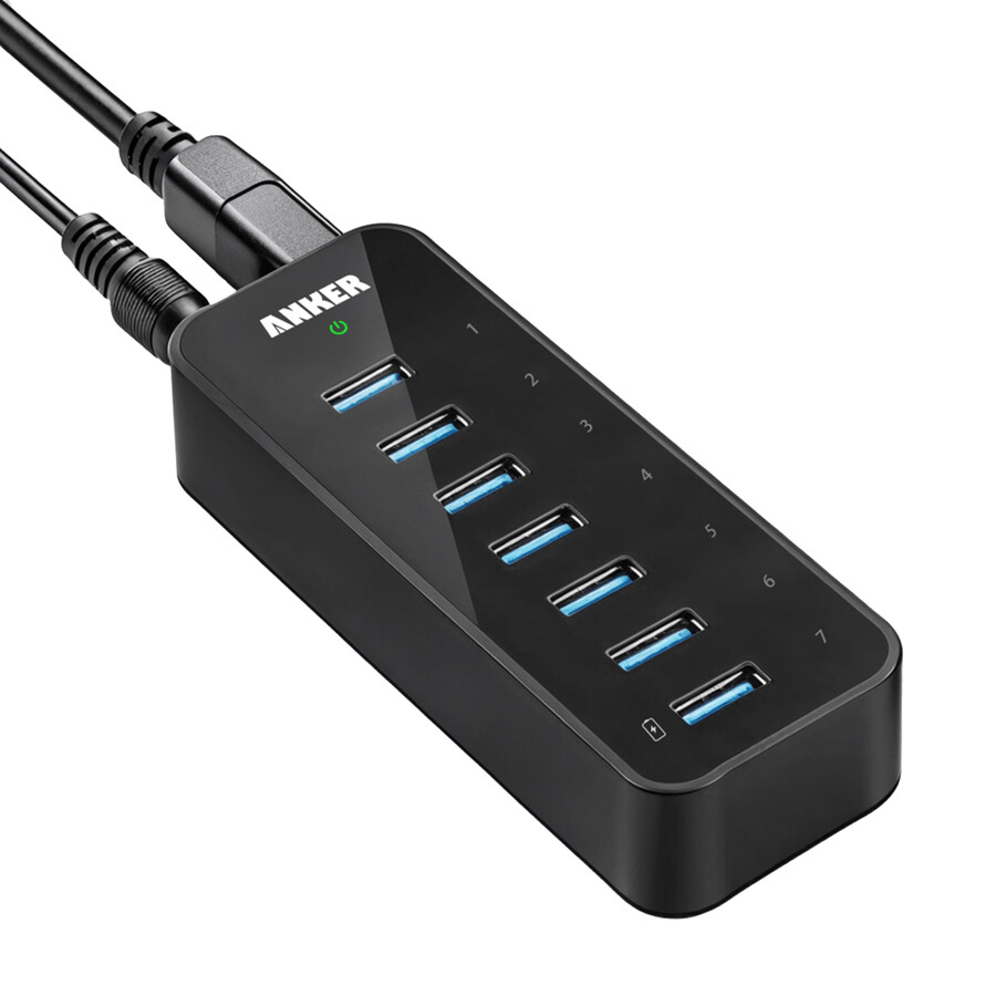 anker 7-porttinen usb 3.0 -keskitin