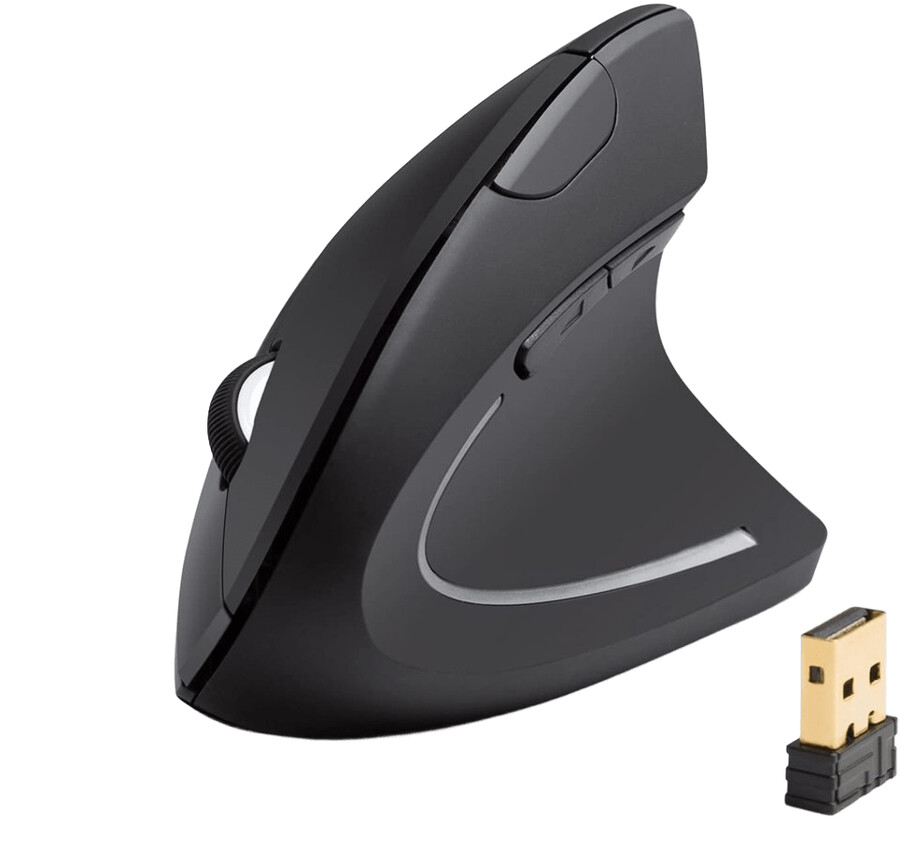 anker 2.4g langaton pystysuora ergonominen optinen hiiri