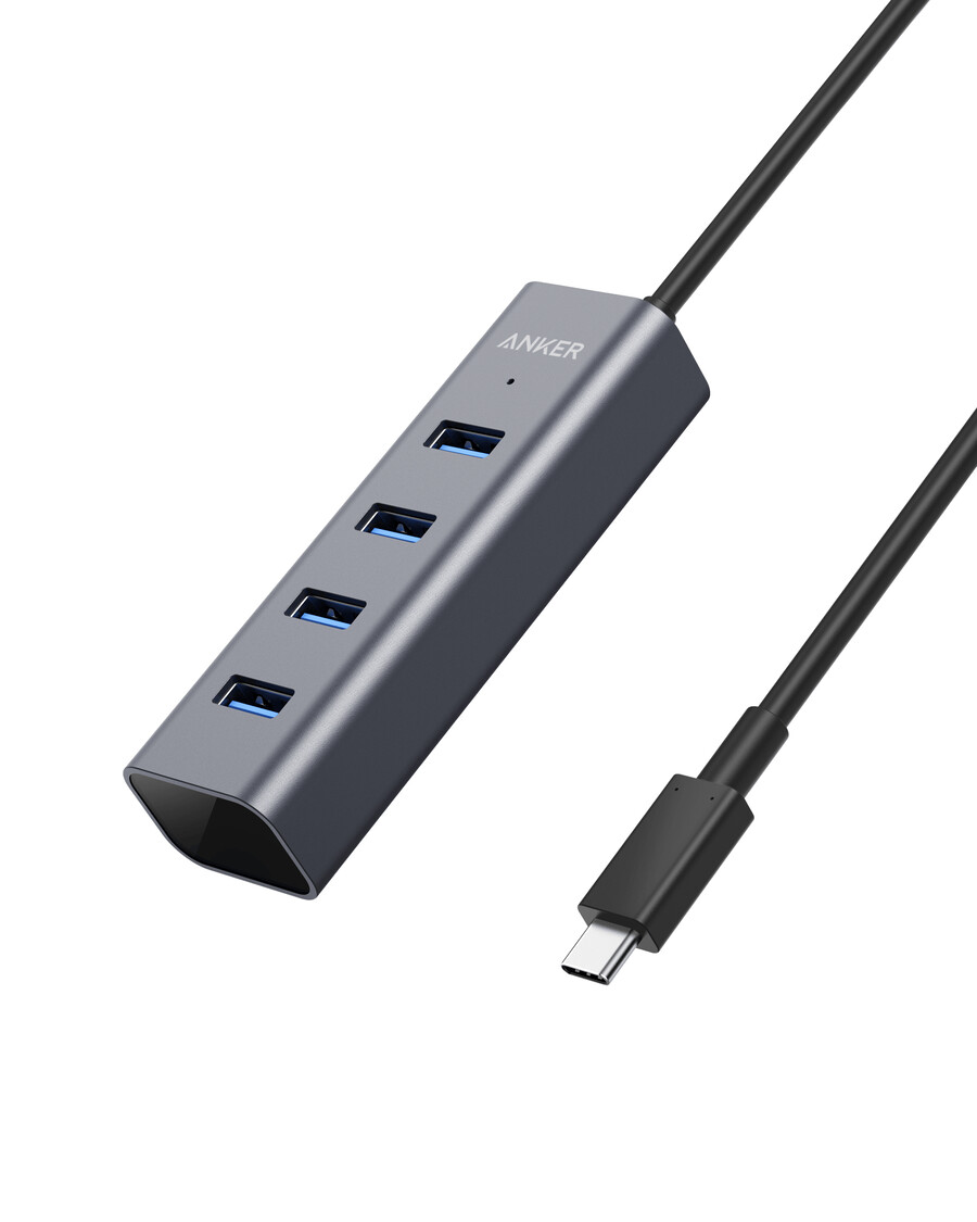 usb-c - 4-porttinen usb 3.0 -keskitin