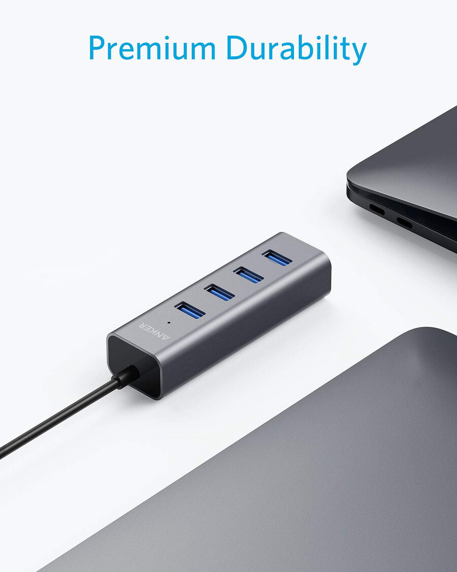 usb-c - 4-porttinen usb 3.0 -keskitin