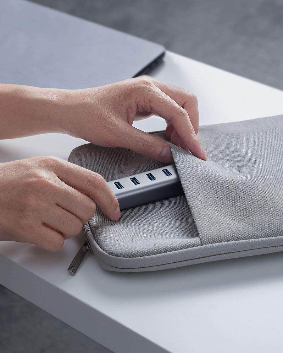 usb-c - 4-porttinen usb 3.0 -keskitin