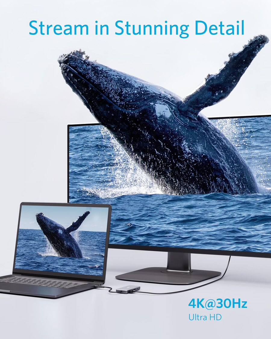 anker 341 usb-c-keskitin 7-in-1