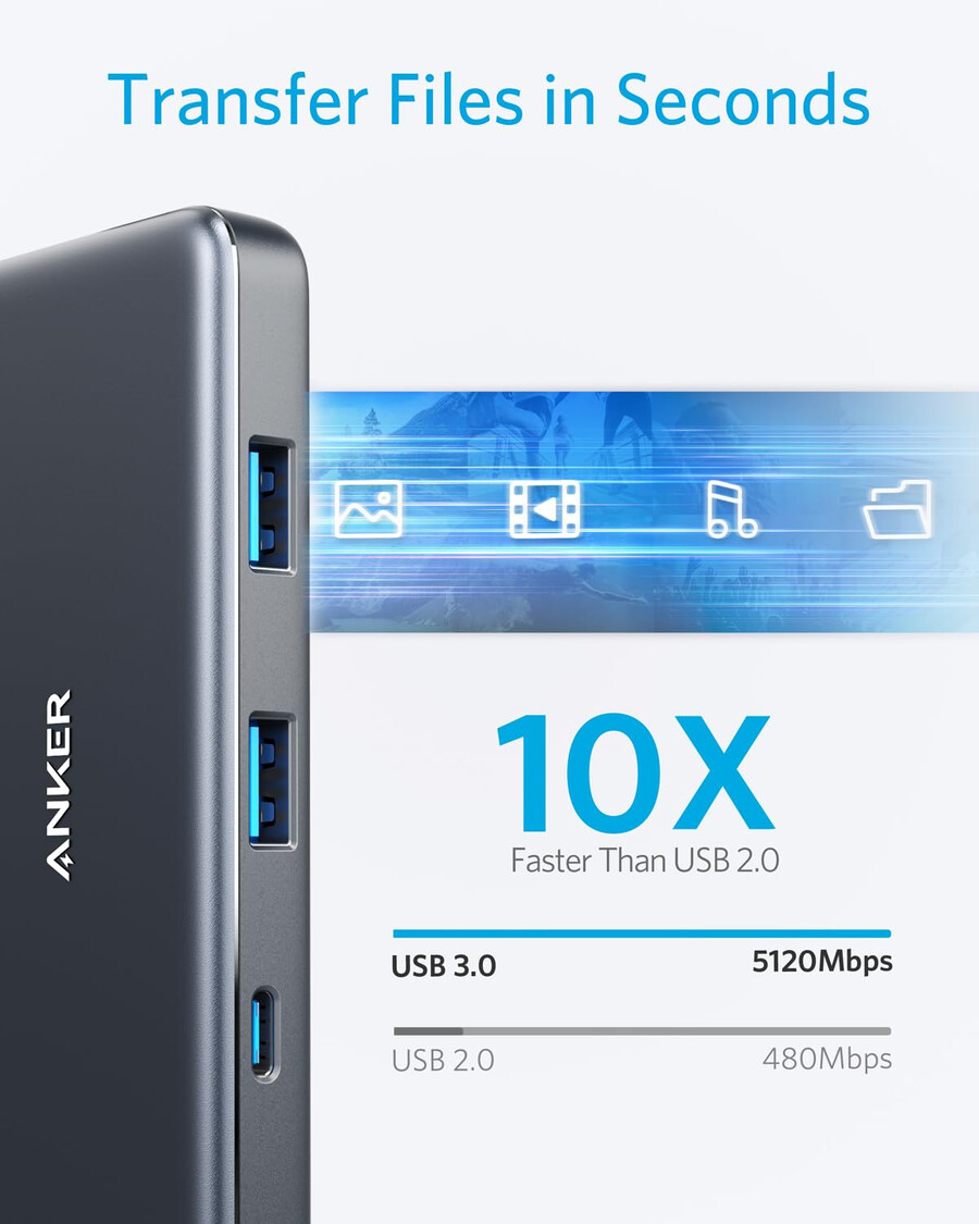 anker 341 usb-c-keskitin 7-in-1
