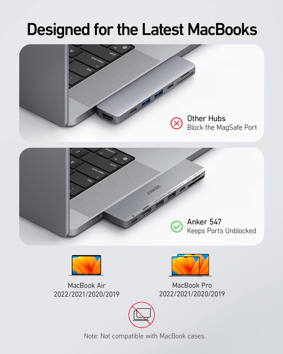 anker 547 usb-c-keskitin 7-in-2 macbookille