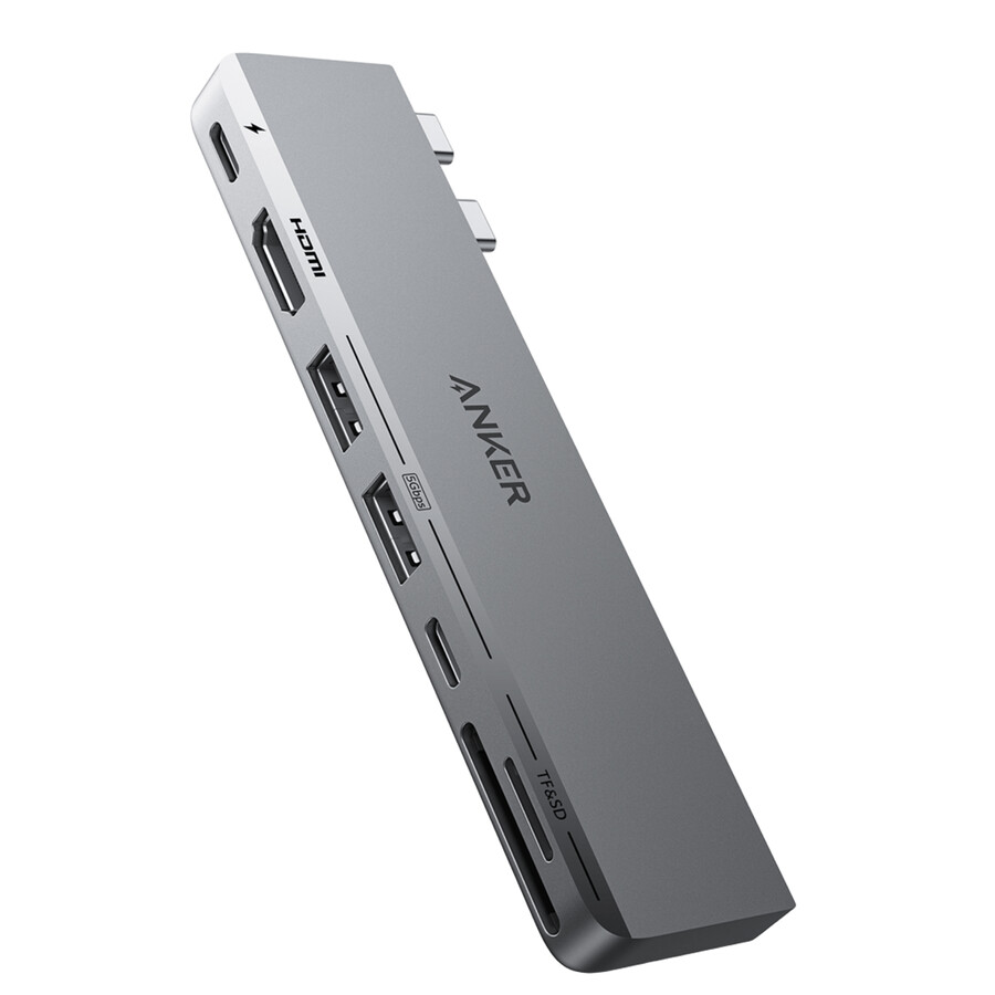 anker 547 usb-c-keskitin 7-in-2 macbookille