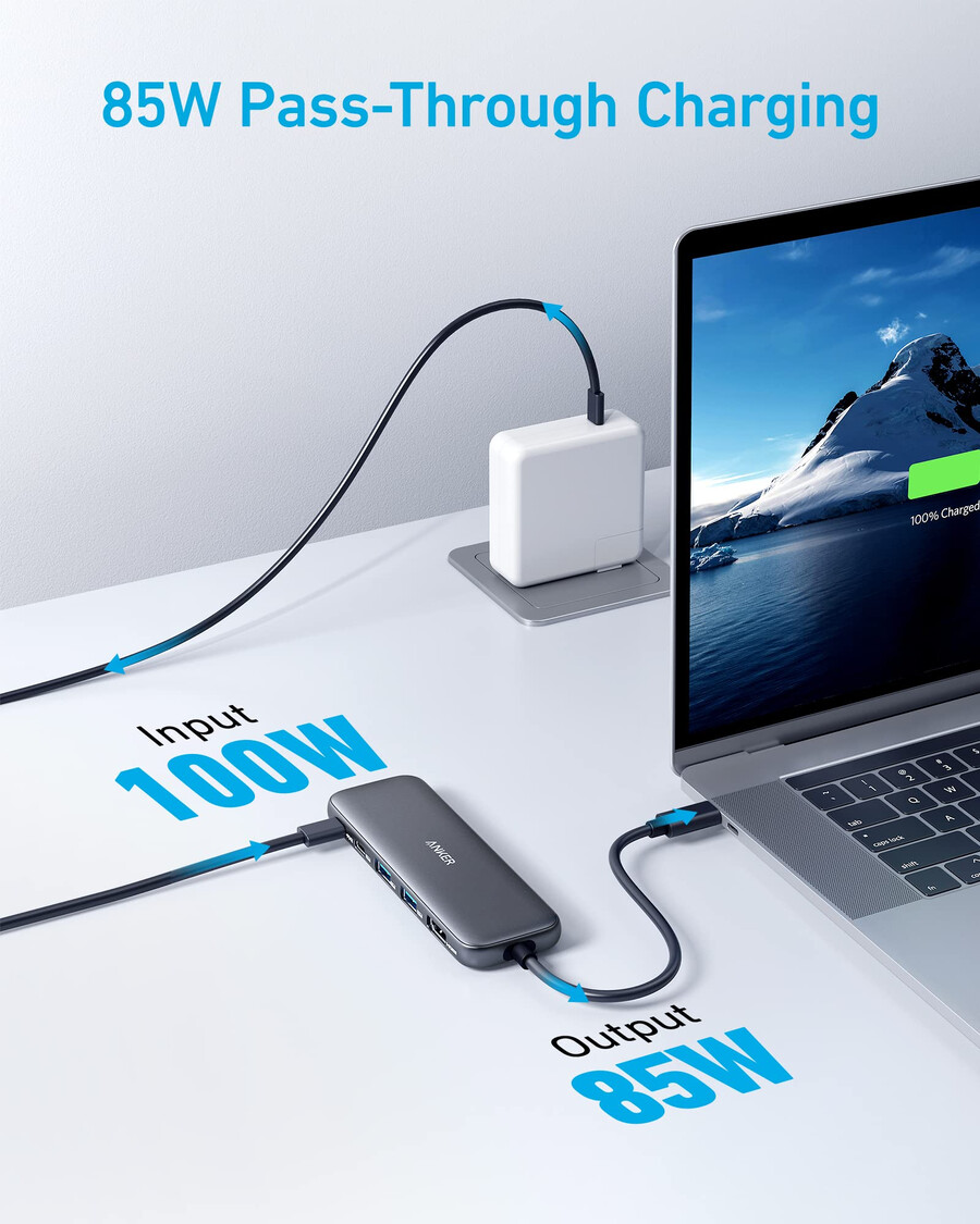 anker 332 usb-c-keskitin 5-in-1