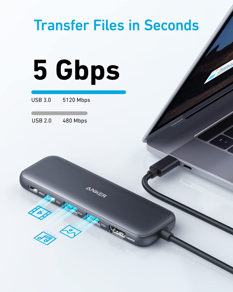 anker 332 usb-c-keskitin 5-in-1