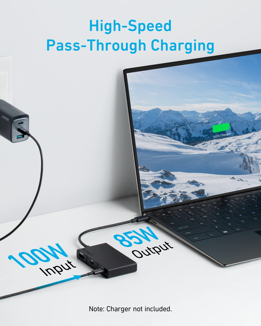 anker 322 usb-c-keskitin 5-in-1