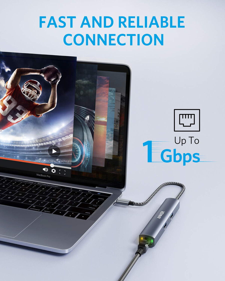 anker 543 usb-c-keskitin 6-in-1 ohut