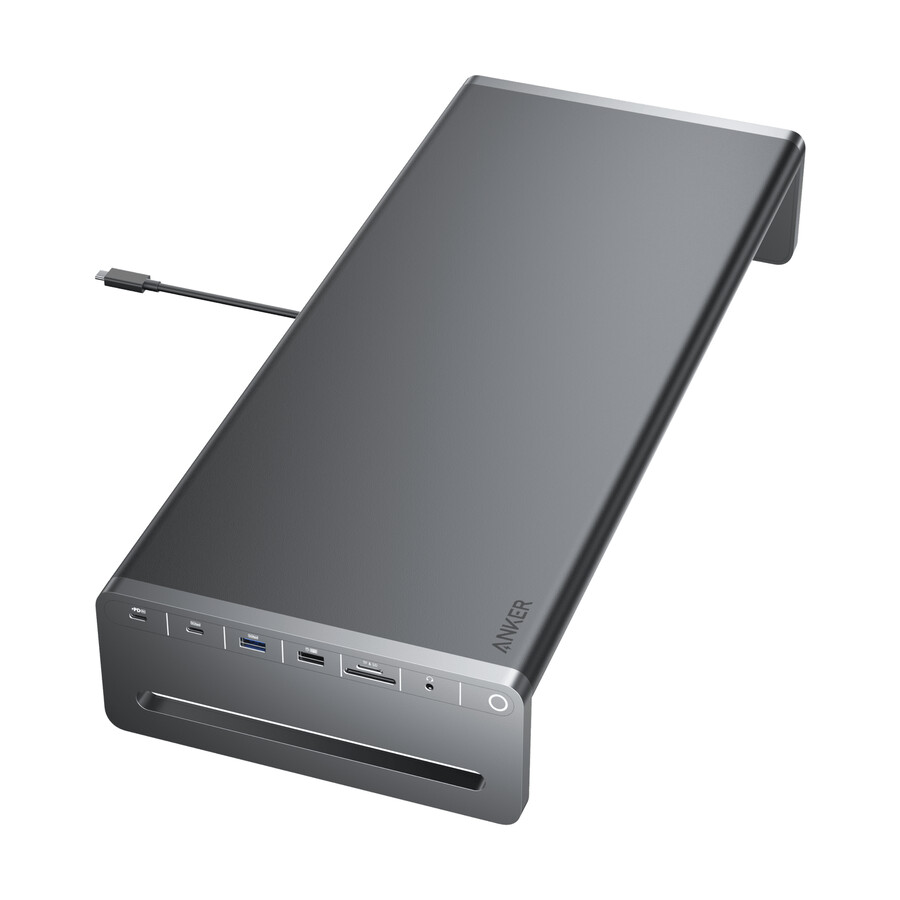 anker usb-c -keskitin 10-in-1 näyttöteline