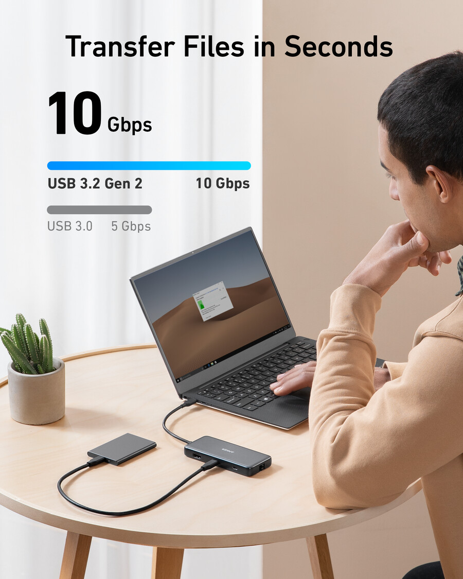 anker 555 usb-c-keskitin 8-in-1