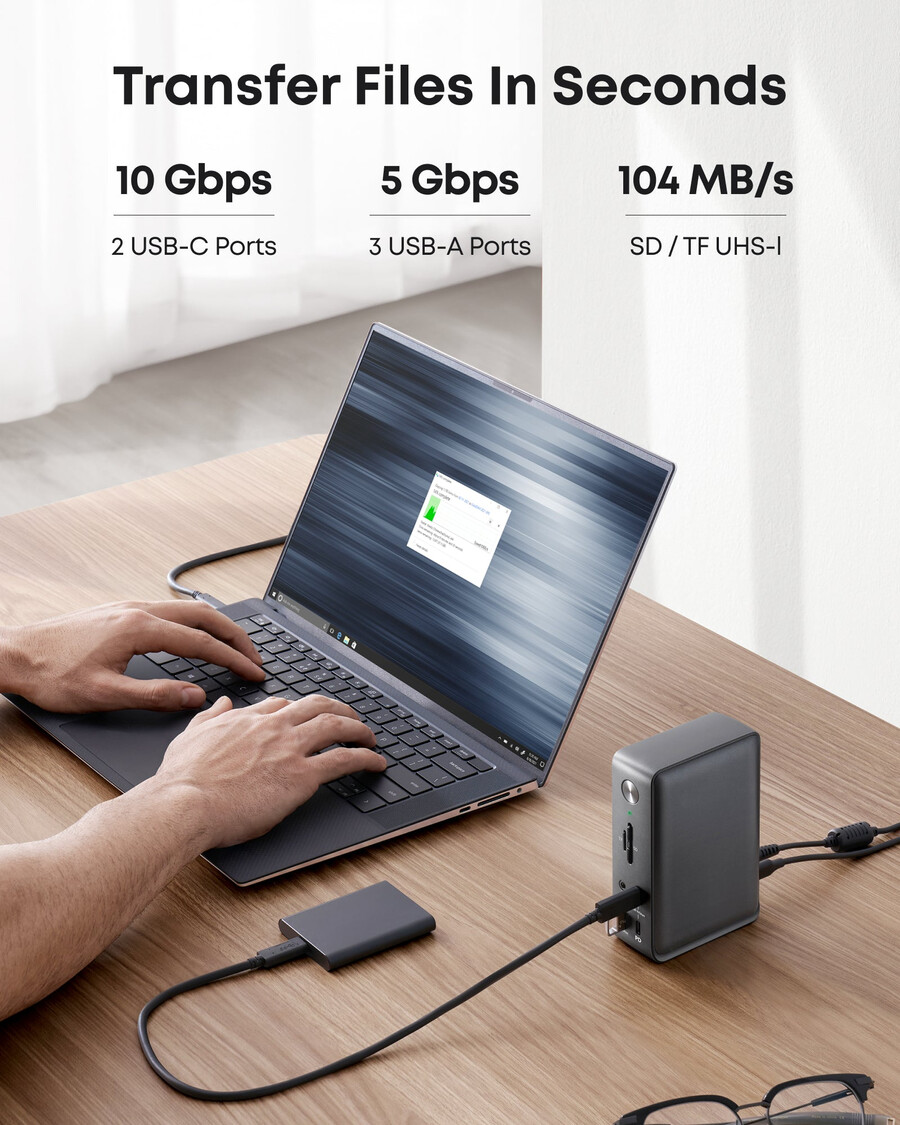 anker 575 usb-c -telakointiasema 13-in-1