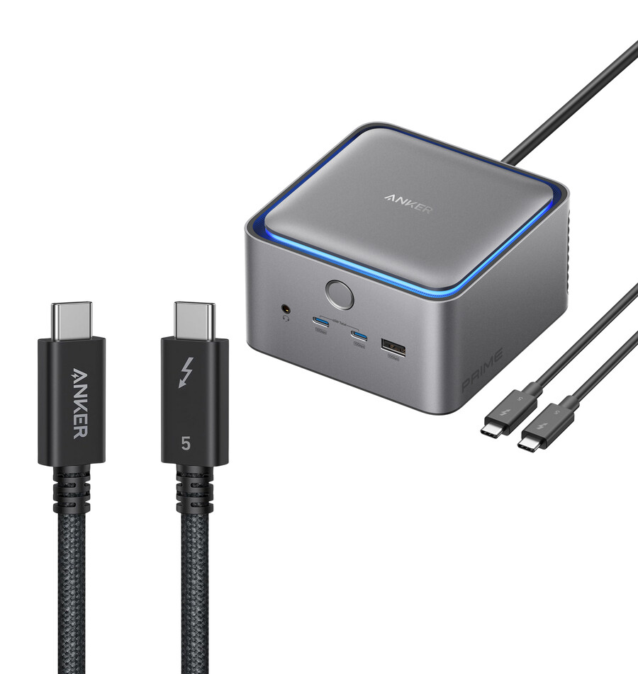 anker prime tb5 -telakointiasema 14-in-1 140 w 8k thunderbolt 5