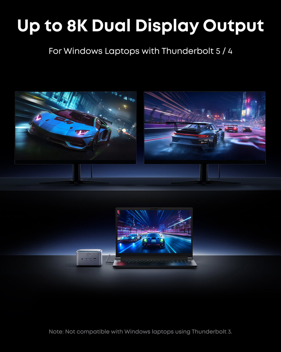 anker prime tb5 -telakointiasema 14-in-1 140 w 8k thunderbolt 5